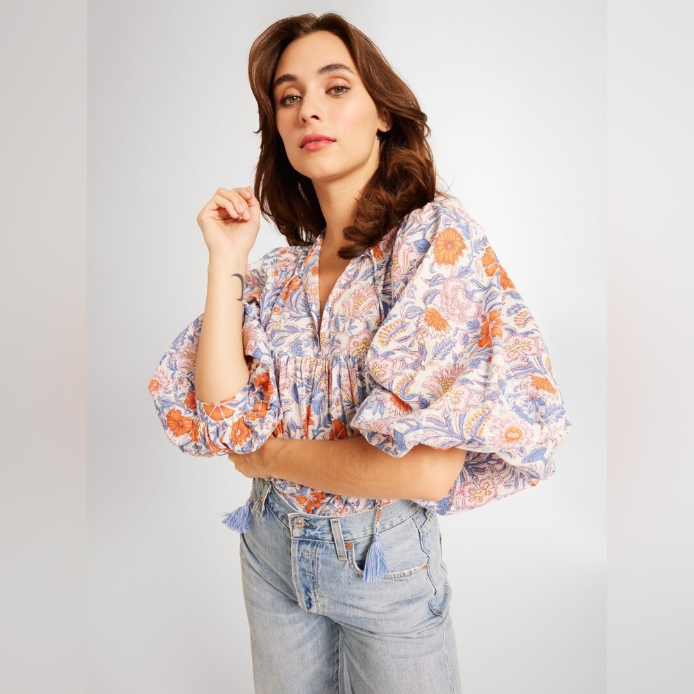 Charlie Top by Mille Size L Newport Floral
